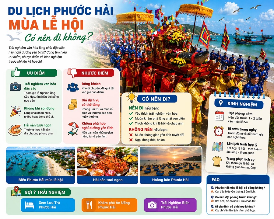 Du Lịch Phước Hải Mùa Lễ Hội – Có Nên Đi Không?